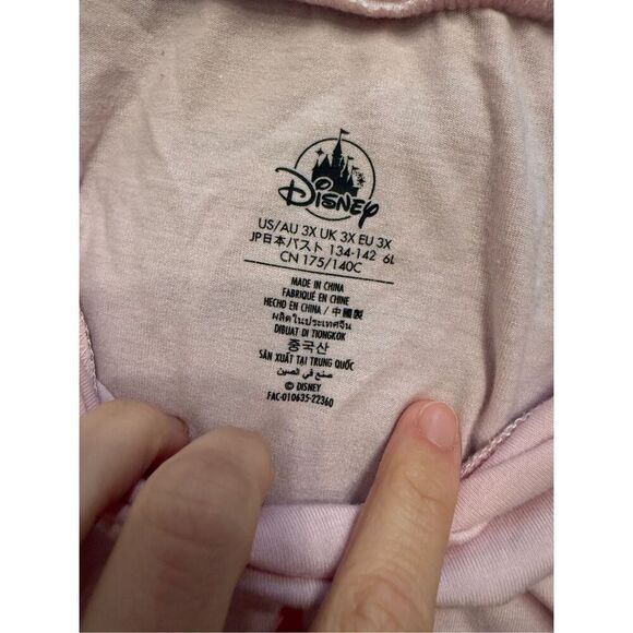 Disney Pink Chasing The Fun Castle Sleeveless Hi-Low Graphic Tank Top Size 3X - Picture 4 of 4